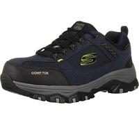Skechers Homme Greetah Chaussure de sécurité, Bleu Marine, 45.5 EU
