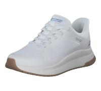 Skechers Homme Hands Free Slip-ins Bob Squad Chaos 4 Basket, Blanc, 44 EU