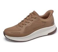 Skechers Homme Hands Free Slip-ins-Bobs Sport Squad Chaos 4 Basket, Châtaigne, 41.5 EU