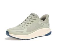 Skechers Homme Hands-Free Slip-ins Bobs Squad 4 Basket, Vert Olive, 42 EU
