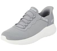 Skechers Homme Hands Free Slip-ins Bobs Squad Chaos-Daily Hype À Enfiler, Gray Knit, 43 EU