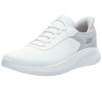 Skechers Homme Hands-Free Slip-ins Bobs Squad Chaos Tough Walk Basket, Maille Blanc cassé, 44 EU