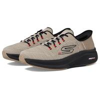 Skechers Homme Hands Free Slip-ins: Go Run Elevate 2.0 Steady Motion Chaussures de Course, Noir Taupe, 42 EU