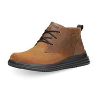 Skechers Bottines mains-libres Conklin pour homme Cuir Marron foncé Pointure 39, Cuir Brun foncé, 40 EU