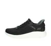 Skechers Homme Hands Free Slip-ins Squad Chaos-Solid Step Basket, Noir/Blanc, 40 EU