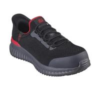 Skechers Homme Hands Free Slip-ins Tilido Fletchit Comp Toe Chaussure de sécurité, Noir, 12 Wide