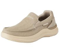 Skechers Homme Hasting Fielden À Enfiler, Taupe Canvas, 45 EU