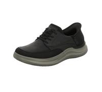 Skechers Homme Hasting Rory Basket, Black Synthetic/Leather, 42.5 EU