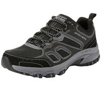 Skechers Homme Hillcrest Pure Escape Trekking Low Cut, Garniture Noire en Textile synthétique Gris Anthracite, 47.5 EU
