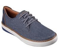Skechers Baskets Hyland Ratner Homme Bleu marine toile végan Taille 45 EU