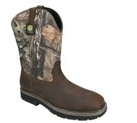 Skechers Homme John Deere Rowood Mos Burrow Waterproof Wellington Botte de Western, Camouflage, 42 EU X-Large