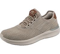 Skechers Homme Lattimore Coringa Basket, Maille tricotée Taupe, 46 EU