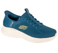 Skechers Homme Tissu :, Bleu, 41 EU