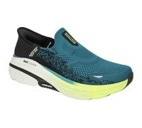Skechers Baskets mains-libres pour homme avec rembourrage Max Arch Fit Fortuitous 2.0, bleu/noir, 41.5 EU