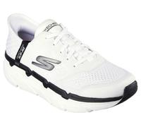 Skechers Homme Max Cushioning Premier Ascendant Slip-In ENTRAINEUSE, White And Black Textile/Synthetic, 45 EU