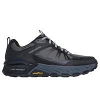 Skechers Homme Max Protect Sherwood Ridge Basket, Black Leather/Synthetic/Charcoal Trim, 42 EU