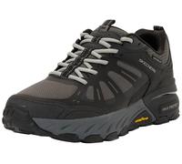 Skechers Homme Max Protect Sherwood Ridge Basket, Black Leather/Synthetic/Charcoal Trim, 44 EU
