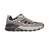 Skechers Homme Max Protect Sherwood Ridge Basket, Taupe Leather/Synthetic/Black Trim, 45 EU