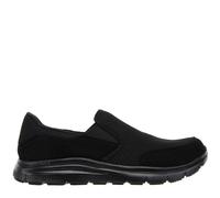 Skechers Homme Mcallen Baskets À Enfiler Chaussures Décontractées Semelle Amorti Taille 45 Couleur Noir