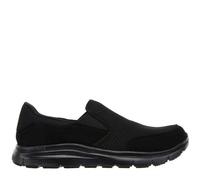 Skechers Homme Mcallen Baskets À Enfiler Chaussures Décontractées Semelle Amorti Taille 47 Couleur Noir