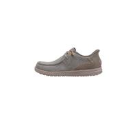 Skechers Homme Melson Coronado Fashion-Sneakers, Khaki Canvas, 45 EU