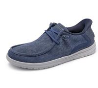 Skechers Homme Melson Coronado Slip-In ENTRAINEUSE, Denim Canvas, 43 EU