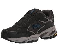 Skechers Homme Men's Vigor 3.0 Slip-on Mocassin, Noir Charbon, 46 EU