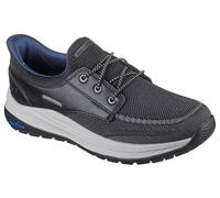 Skechers Homme Meroe Alden Basket, Black Knit/Synthetic, 41.5 EU