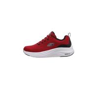 Skechers Homme Mousse à Vapeur Baskets, Red Mesh Synthetic Black Trim, 45 EU