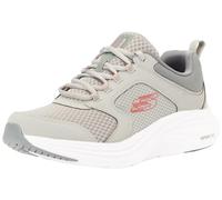 Skechers Homme Mousse à Vapeur Newmatic Baskets, Gray Duraleather Mesh Red Trim, 41.5 EU