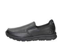 Skechers Homme NAMPA Groton Mocassin, Black Synthetic/PU, 46 EU