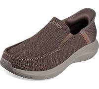 Skechers Homme Parson RALVEN Glisser sur, Taupe Mesh, 44 EU