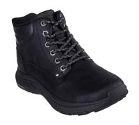 Skechers 205333 BBK Bottes à lacets en cuir et synthétique pour homme Noir, Noir , 42.5 EU