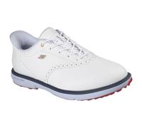 Skechers Homme Go Golf Prestige SL Basket, Blanc, Bleu Marine, sans Crampons, 45 EU