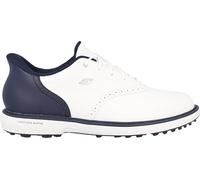 Skechers Homme Prestige Slip-in Arch Fit Golf Shoe Basket, Blanc, Bleu Marine, sans Crampons, 46 EU