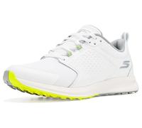 Skechers Homme Quest Baskets, White Leather/Meh/Lime Trim, 47 EU