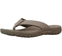 Skechers Homme Relaxed Fit-Reggae-cobano Tongs, Marron (Brown BRN), 47.5 EU