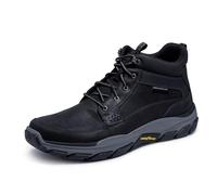 Skechers Homme RESPECTED Boswell Baskets, Noir, 45 EU