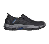 Skechers Homme Respected-Elgin 204810 Baskets, Noir, 42.5 EU