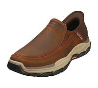 Skechers Homme Respected-Elgin 204810 Mocassin, Marron foncé, 44 EU