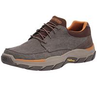 Skechers Homme Respecté-Loleto Lacets élastiques à Bout Mocassin, Marron, 41 EU