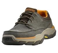 Skechers Homme Respected-Loleto MOC Toe Bungee Lace Slip on, Marron, 41.5 EU