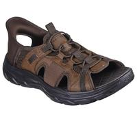 Skechers Sandales plates Révoltées Homme Brun Taille 44 EU
