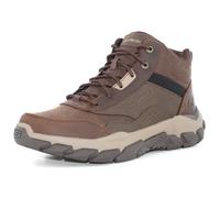 Skechers Homme Santoro Hopkins Botte de randonnée, Cocoa Leather/Synthetic/Mesh, 42 EU