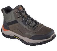 Skechers Homme Santoro Hopkins Botte de randonnée, Olive Leather/Synthetic/Mesh, 41 EU