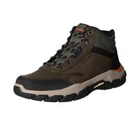 Skechers Homme Santoro Hopkins Botte de randonnée, Olive Leather/Synthetic/Mesh, 45 EU