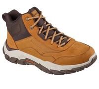 Skechers Homme Santoro Hopkins Botte de randonnée, Wheat Leather/Synthetic/Mesh, 47.5 EU