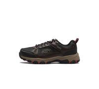 Skechers Homme Selmen Cormack Chaussure de Marche, Cuir Noir Chocolat W Filet S, 41.5 EU