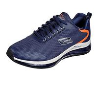 Skechers 232036 Homme Baskets, Bleu (Navy Mesh/Synthetic Trim NVY), 41.5 EU