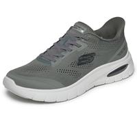Skechers Homme Skech-Air Summits Baskets, Olive Mesh Synthetic Black Trim, 46 EU